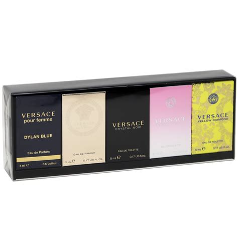 versace set women's|versace 5 piece mini set.